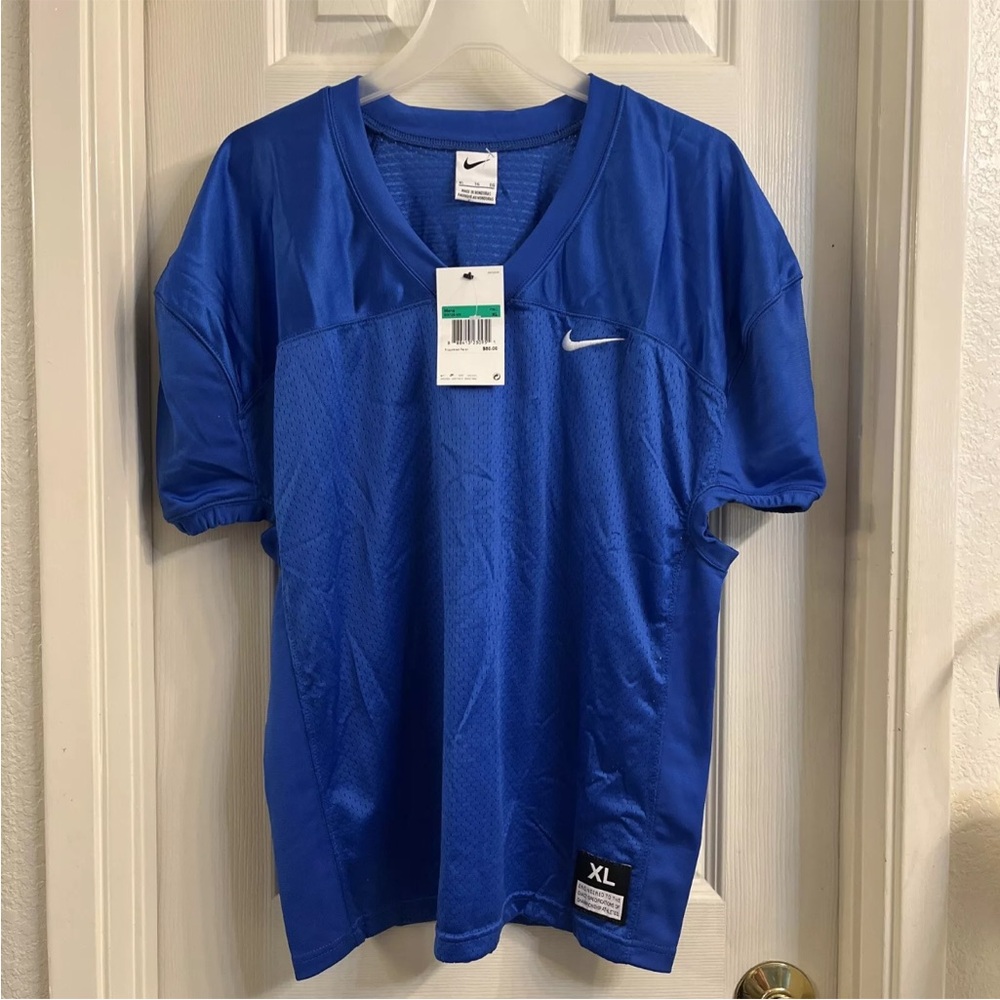 Nike Vapor Varsity Football Practice Mesh Jersey Men's Size XL 908729-493 Blue